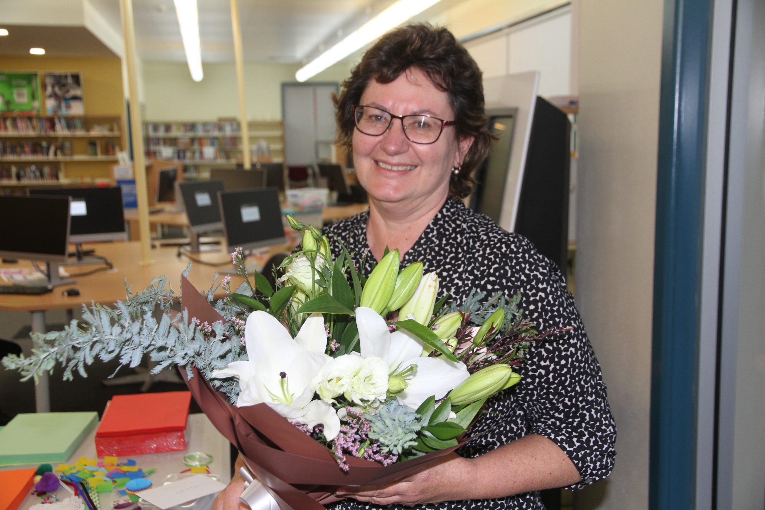 Jenny steps down after 18 years as library manager