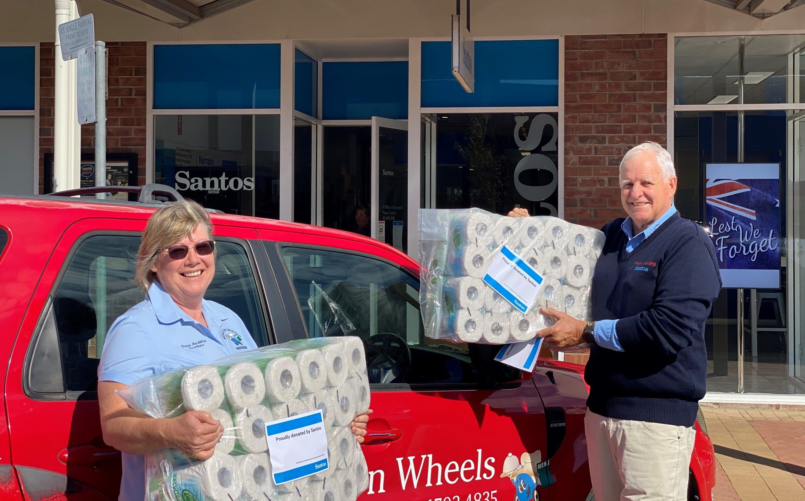 Welcome donations to Meals on Wheels