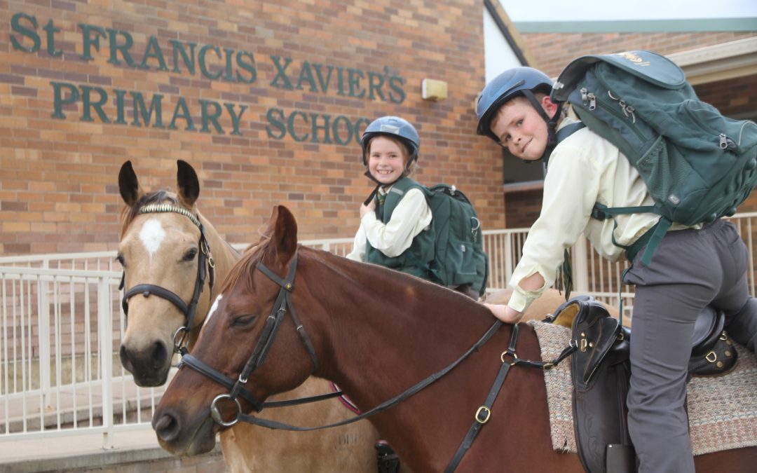 Who can remember riding to school?