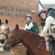 Who can remember riding to school?