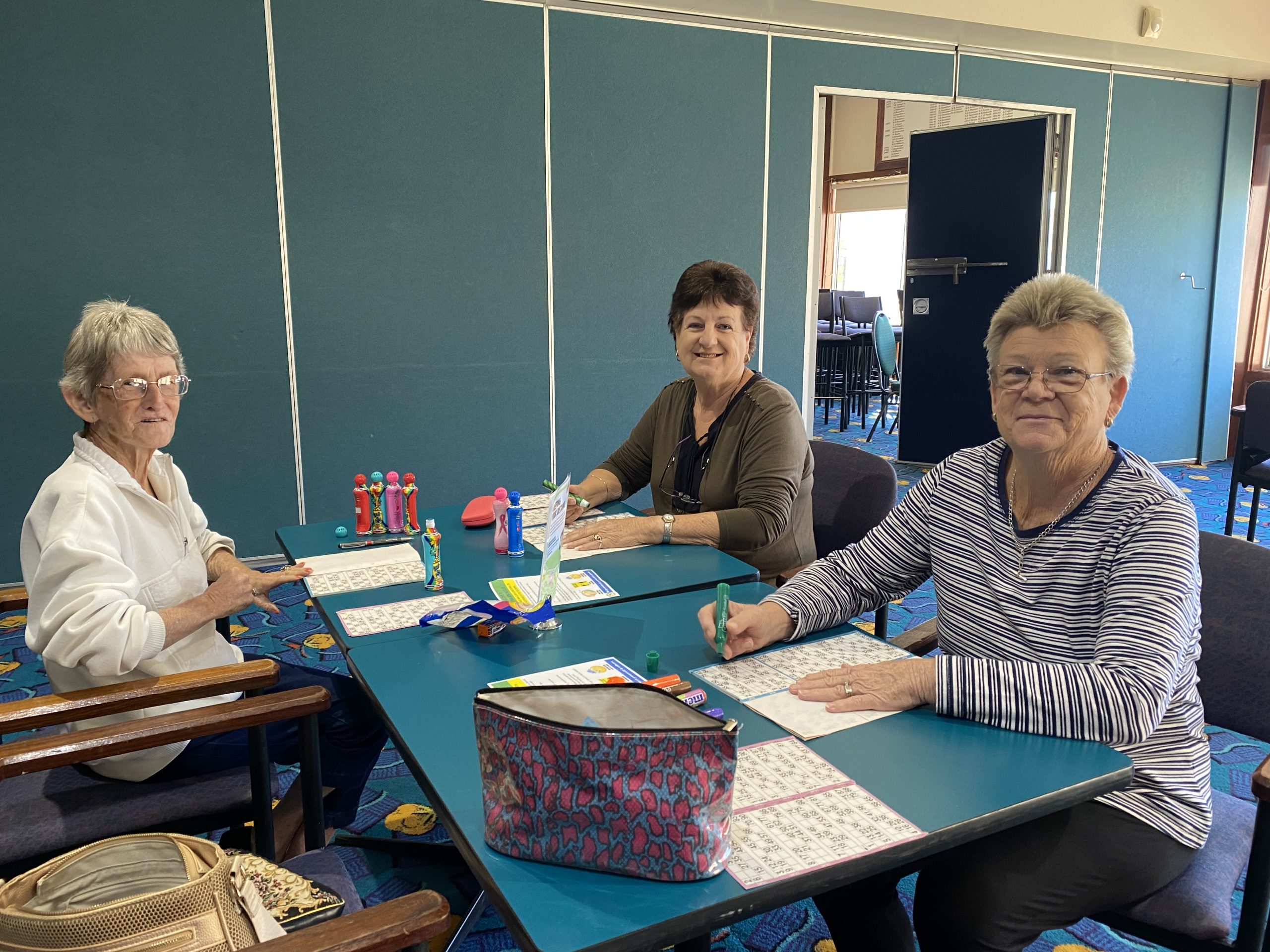 Sisters Rebecca, Lorraine and Jeanette Croaker were pleased to be back at the club, it closed in March due to COVID-19 restrictions.