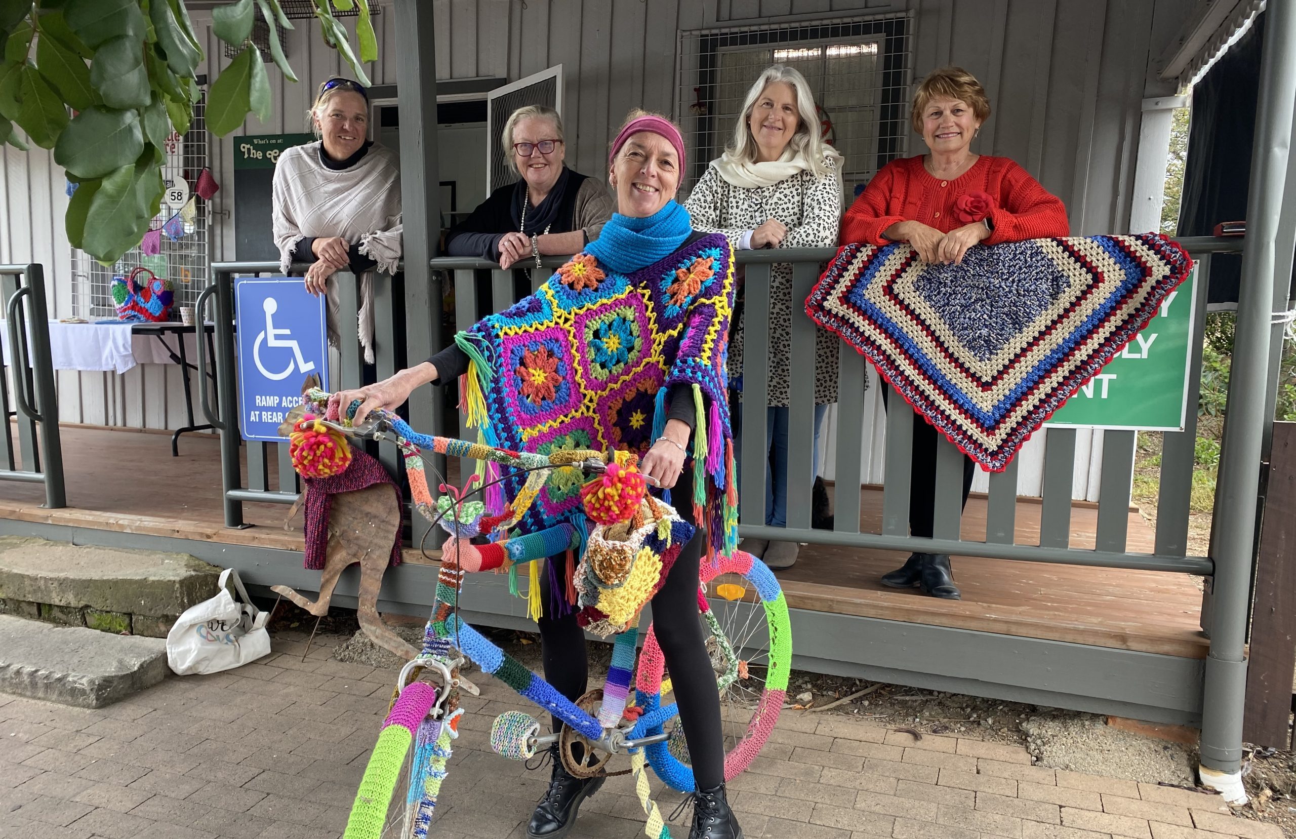 Craft Shop’s creatively crocheted cycle a feature