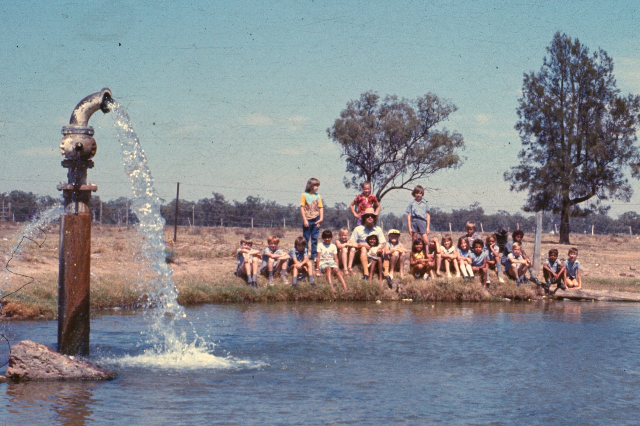 Old photos from Mr Jackson's time as a teacher in Pilliga in the 1970s.