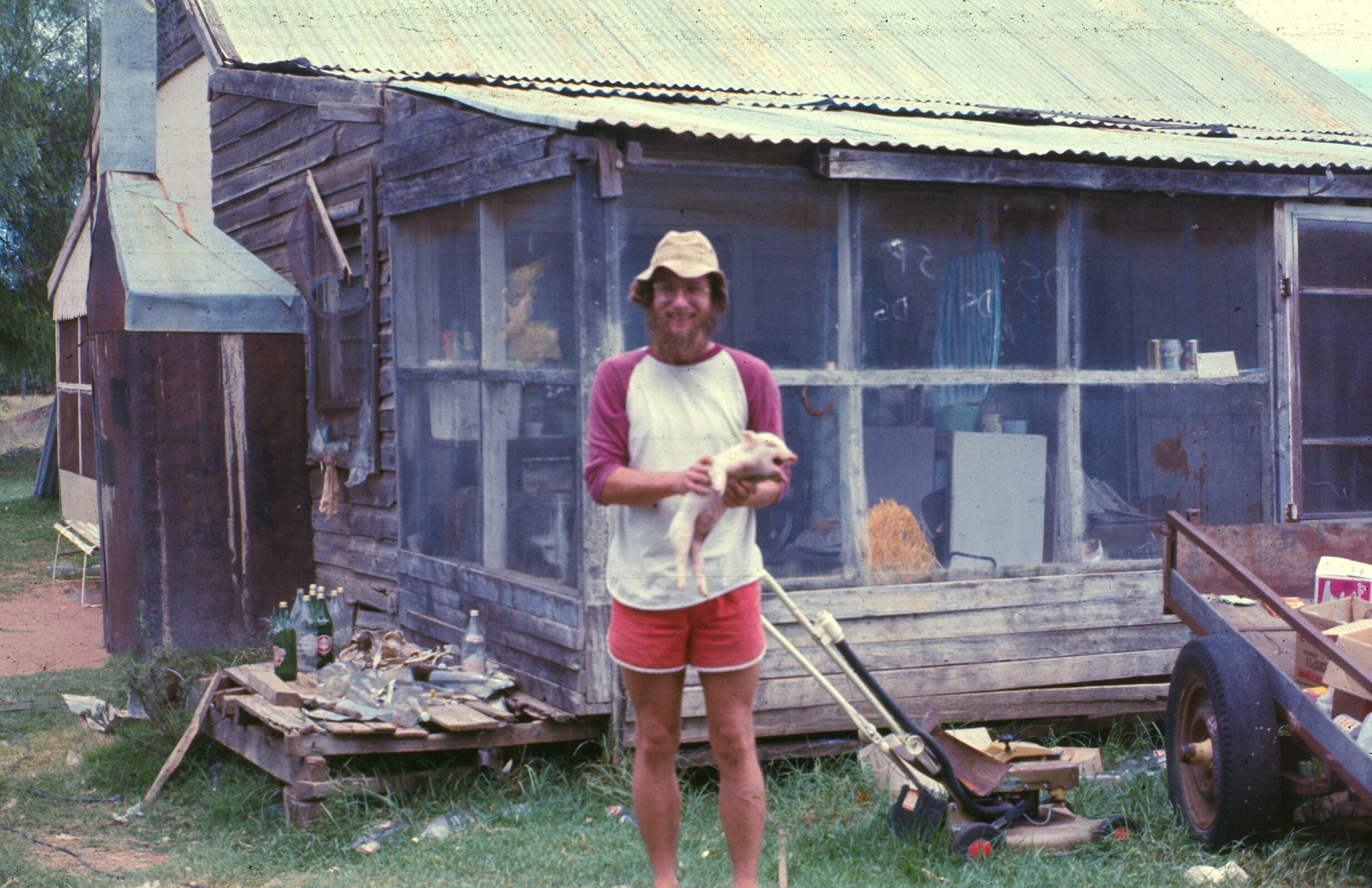 Old photos from Mr Jackson's time as a teacher in Pilliga in the 1970s.