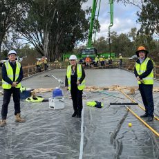 River rise delay but Tarriaro bridge almost finished