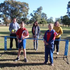 Narrabri and District Tennis Association donates equipment to primary schools
