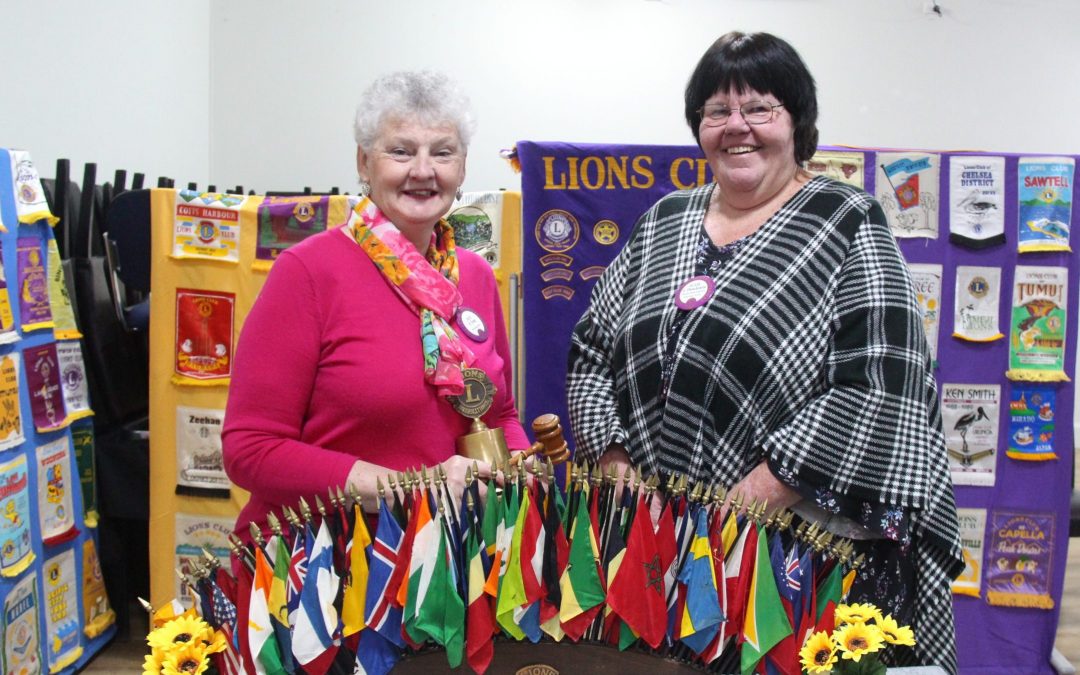 Wee Waa Lions Club presidency changeover night