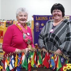 Wee Waa Lions Club presidency changeover night