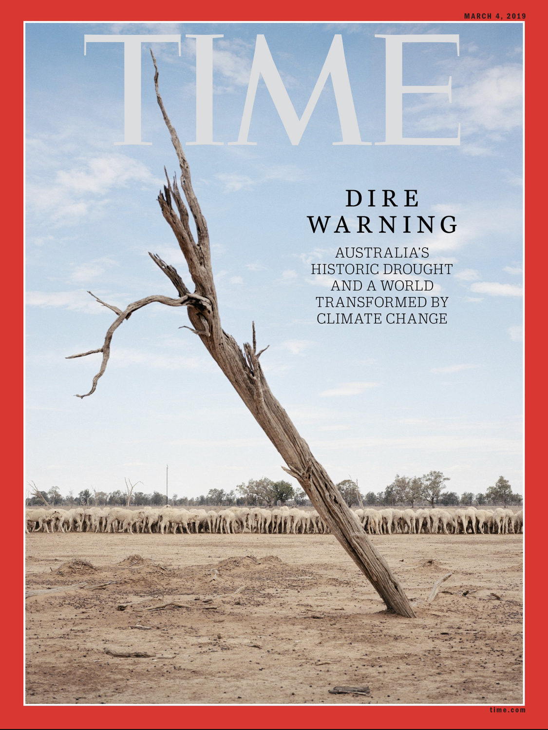 In March 2019, TIME magazine’s cover photo was of the Slack-Smith’s farm ‘Epping’ west of Pilliga. The image by photographer Adam Ferguson showed the stark reality of the harsh drought.