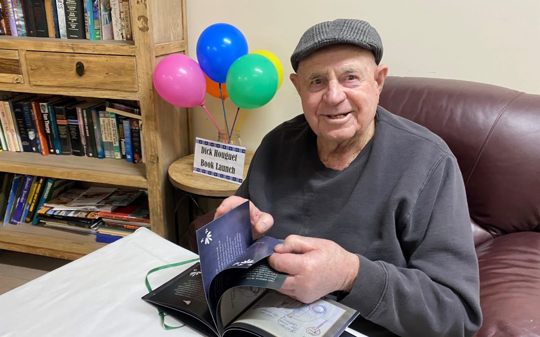 Dick Houguet’s book dream comes to life