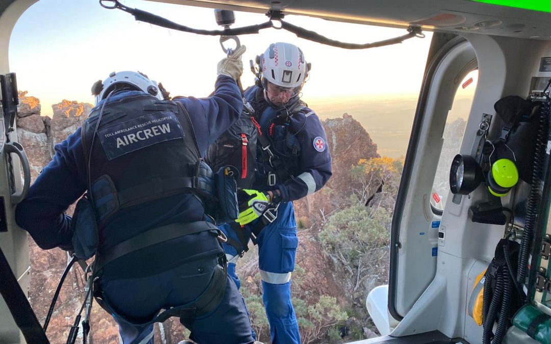 Injured walker winched out of Mt Yulludunida