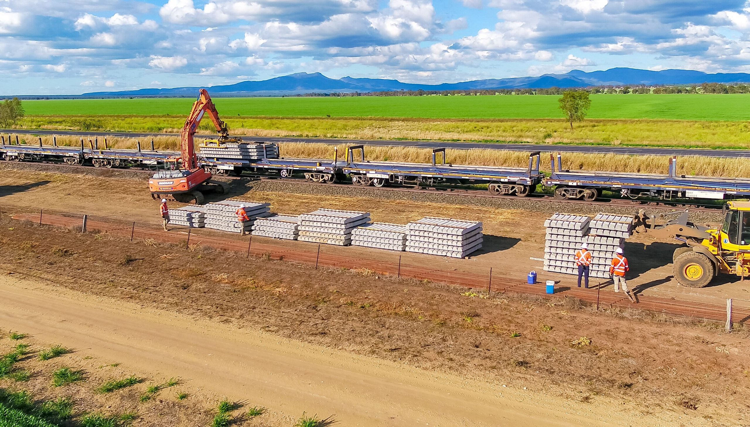 Last load of sleepers arrives for Inland Rail Project