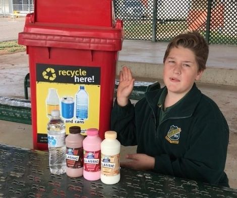 Wee Waa High School launch recycling program