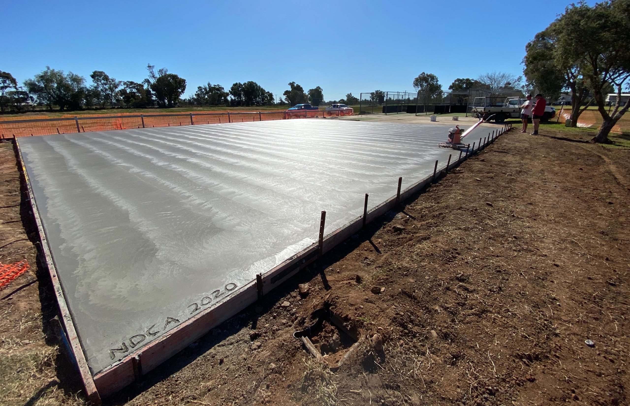 Brand new look at the Cooma Oval cricket nets