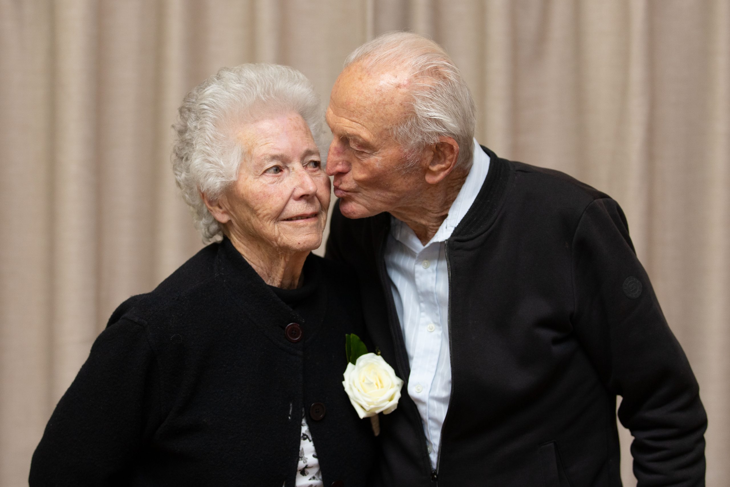 Norma and Frank Hadley celebrate 70th wedding anniversary. Photo credit: John Burgess photography.