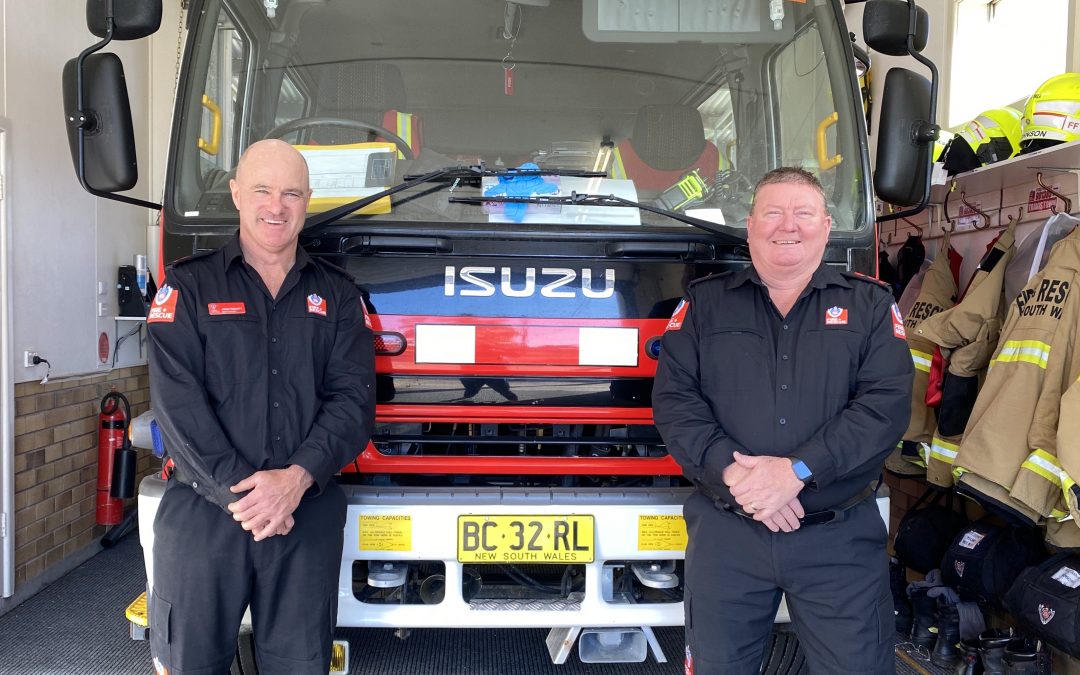 Firefighters clock up 30 years of service each at Wee Waa Fire and Rescue Station