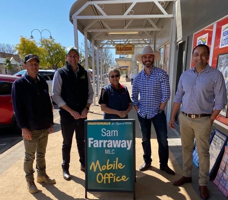 Nationals tour Wee Waa region