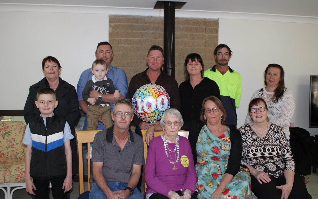Birthday milestone: Doris Hall celebrates a century
