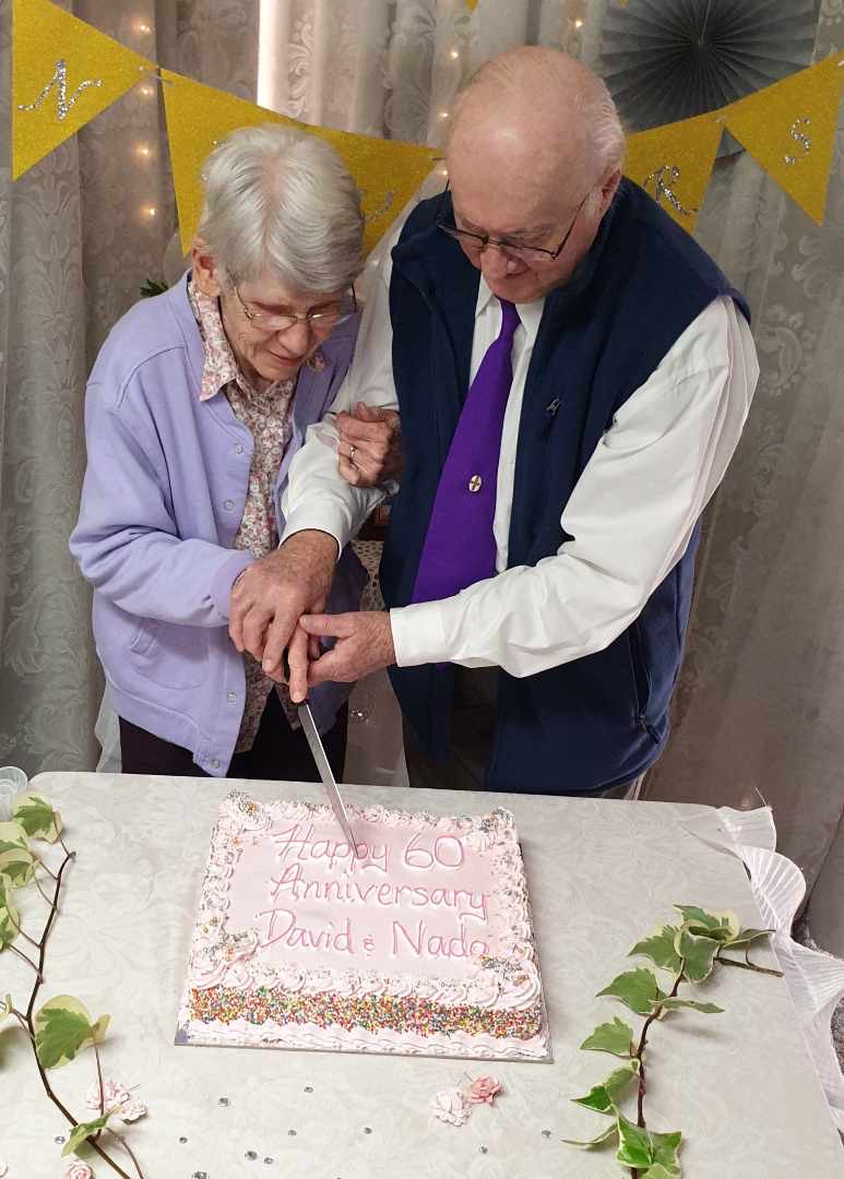 A special morning tea was recently held at Whiddon Wee Waa to celebrate Nada and David Fry’s 60th wedding anniversary.