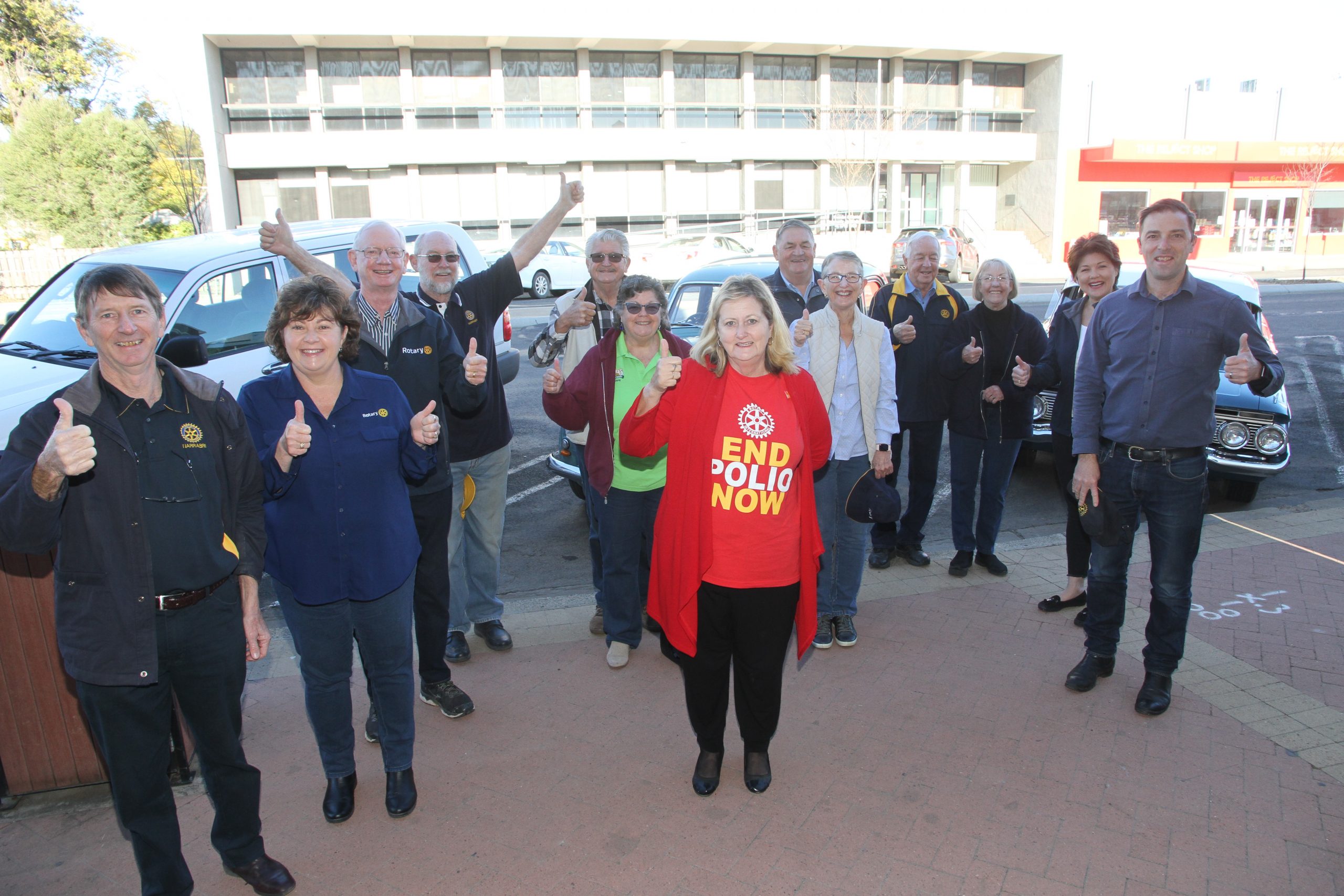 Narrabri Rotary celebrates a global health achievement