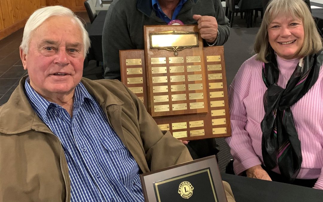 Lions Club honour – senior citizen award announcement
