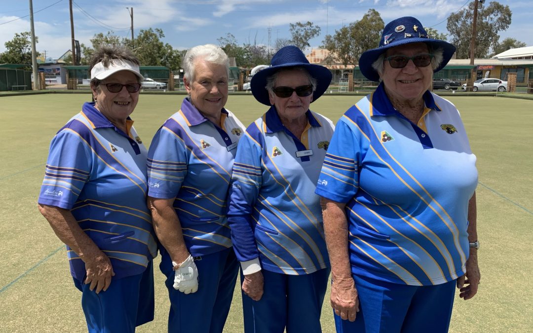 Narrabri ladies win the Region 3 Senior Fours playoffs at Lightning Ridge