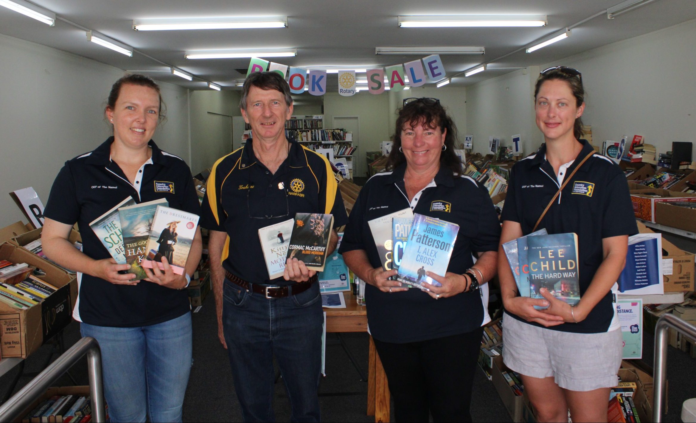 Rotary Club book sale benefits Country Education Foundation