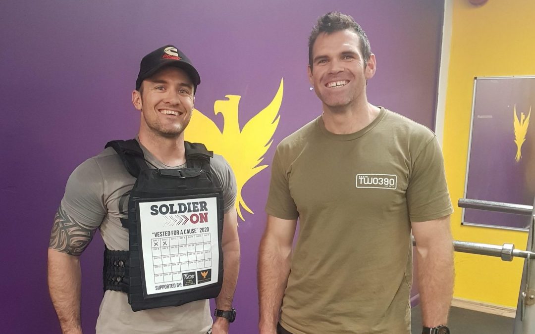 Lachlan Woolford vests up for a month for a cause close to his heart
