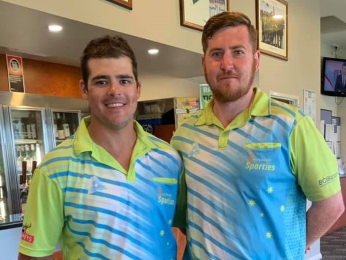 Cameron Yates and Sam Pryor win another Zone 3 Bowls Pairs title
