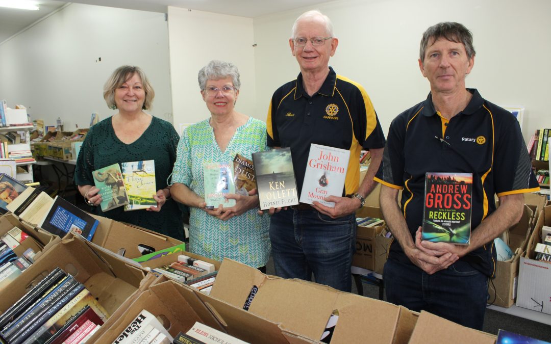 Record-breaking book sale bonanza for Rotary