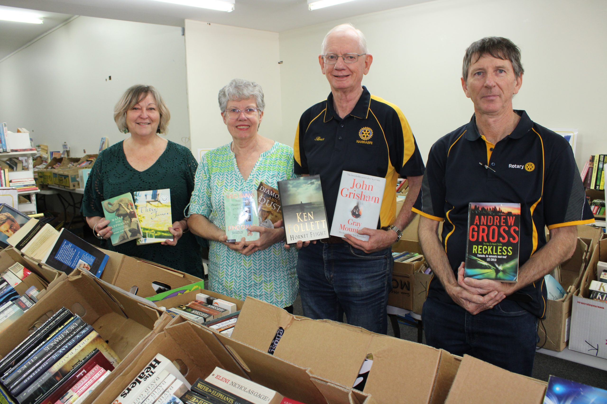Record-breaking book sale bonanza for Rotary