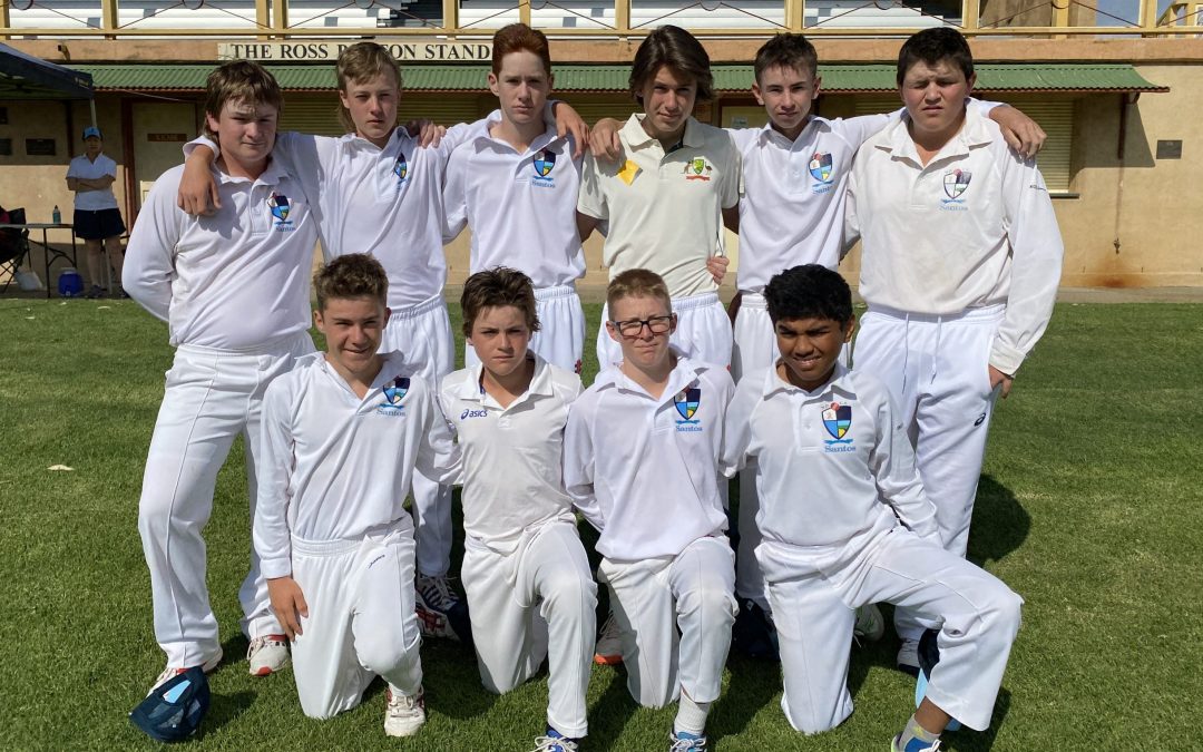 Narrabri’s under-15s rep cricket team scores a 147-run win at Collins Park