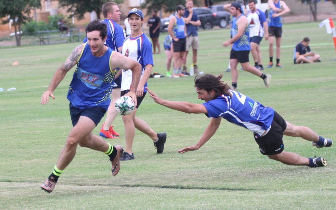 Narrabri Touch Inc’s men’s teams split into grades following round nine matches