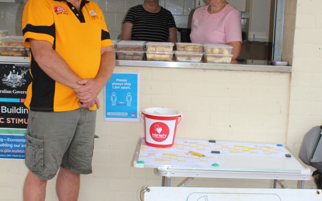 Stuart and Tracey host cake stall fundraiser for children in need