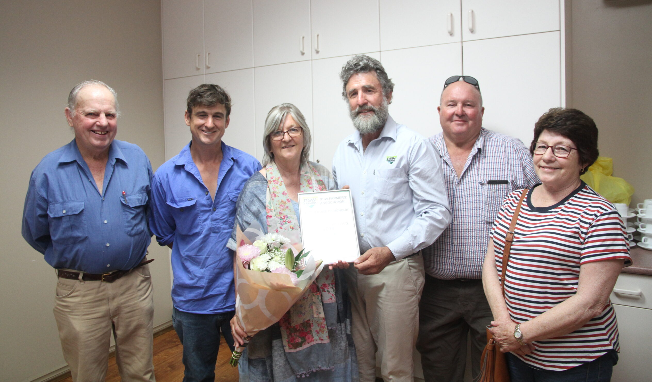 Liz Tomlinson acknowledged for contribution to farmers
