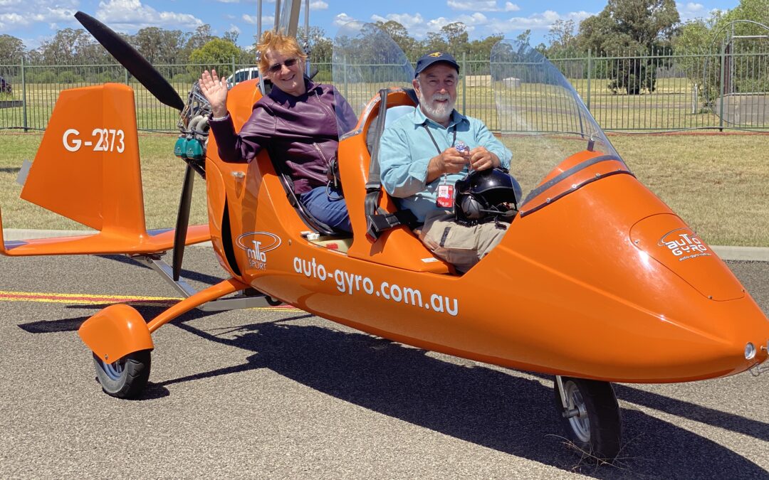 It’s not a motorbike, not a chopper, it’s a gyrocopter