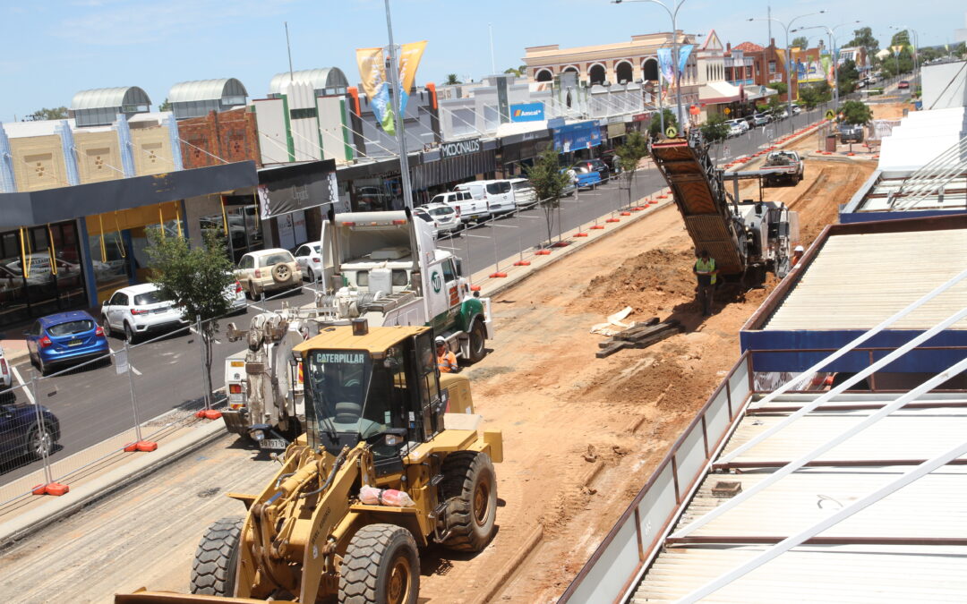 Work continues on Maitland Street upgrade