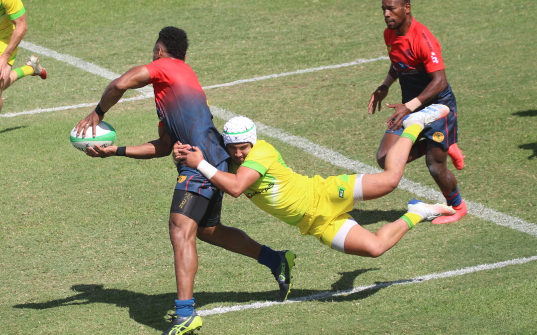 Elite men’s rugby sevens talent battle for Olympics selection at Dangar Park | Photos