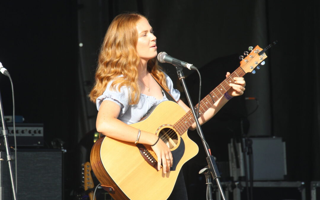 Elsie Ford sings the house down during an inspiring Dangar Park performance
