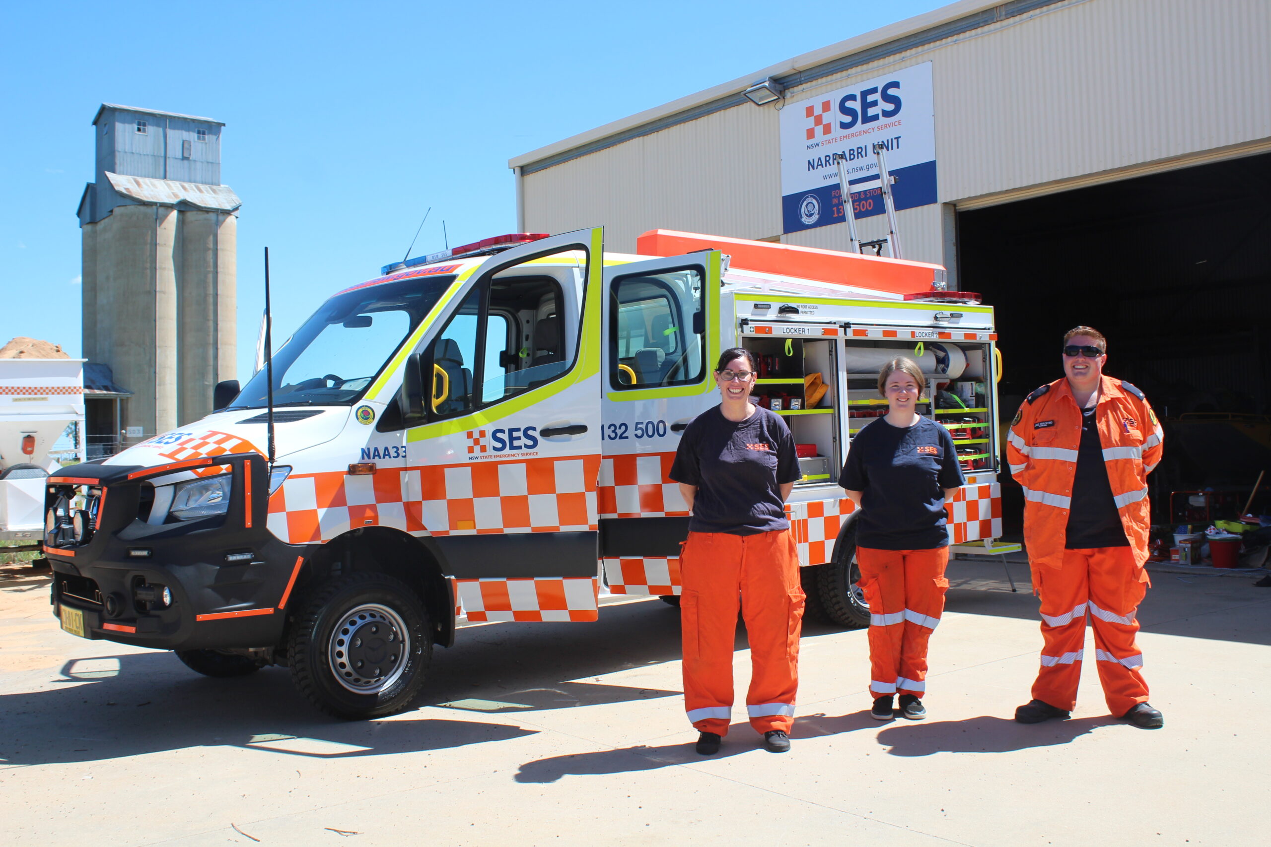 Narrabri SES designated a new, fully-equipped truck for emergencies