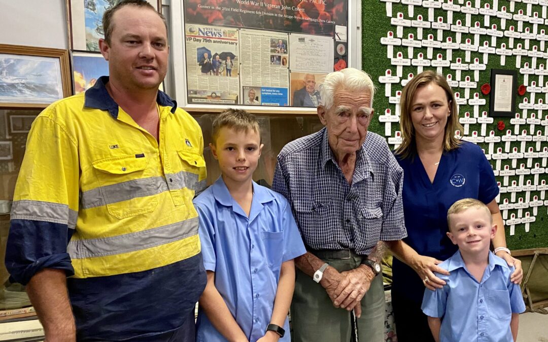 Plaque honours WWII veteran John Collett