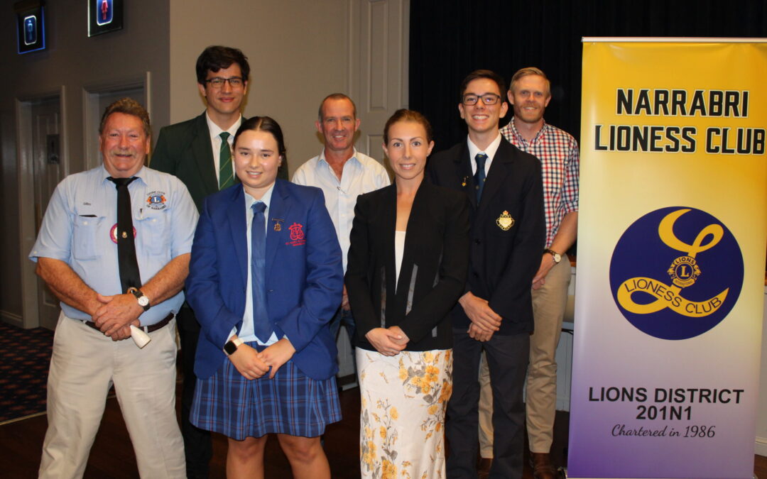 Narrabri hosts regional finals for Lions Youth of the Year