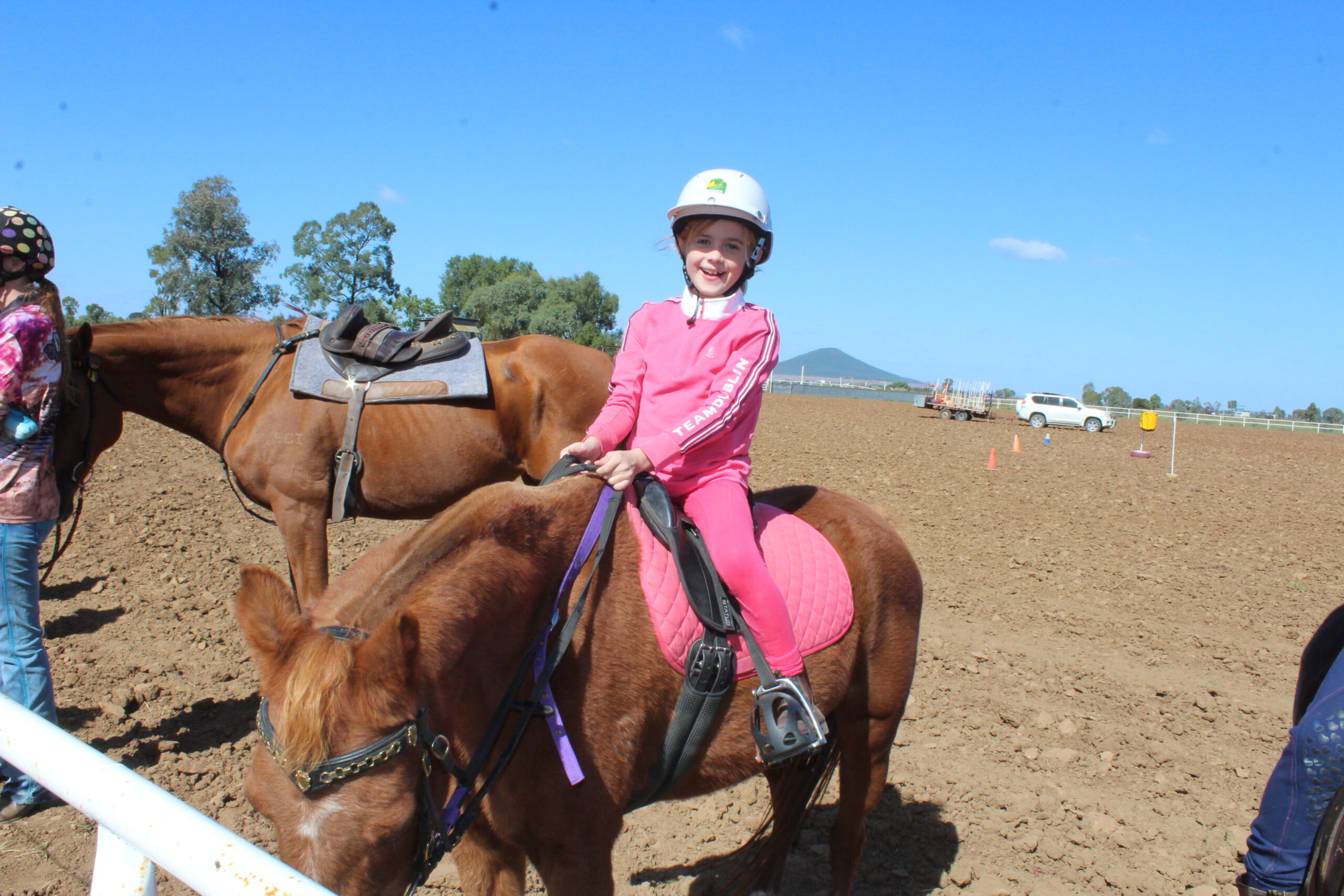 Isabella Walsh on her horse Kydie.