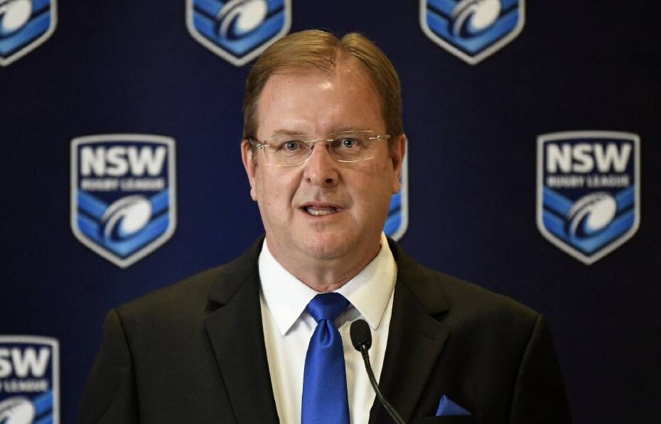 NSWRL chief executive Dave Trodden gives surprise address at a Group 4 meeting