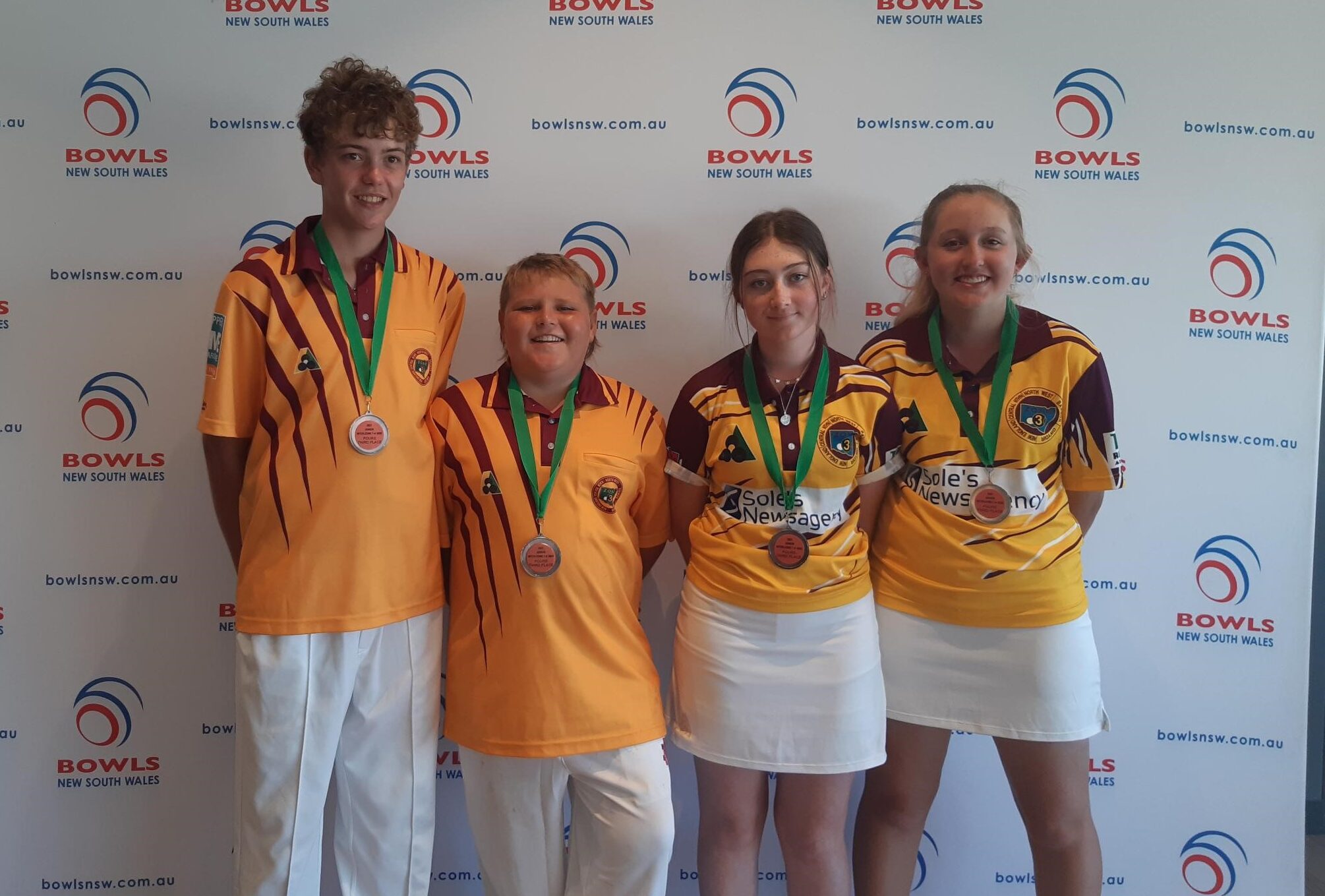 Wee Waa bowlers Hunter Doring and Dustyn Allen return home from state event with bronze medals