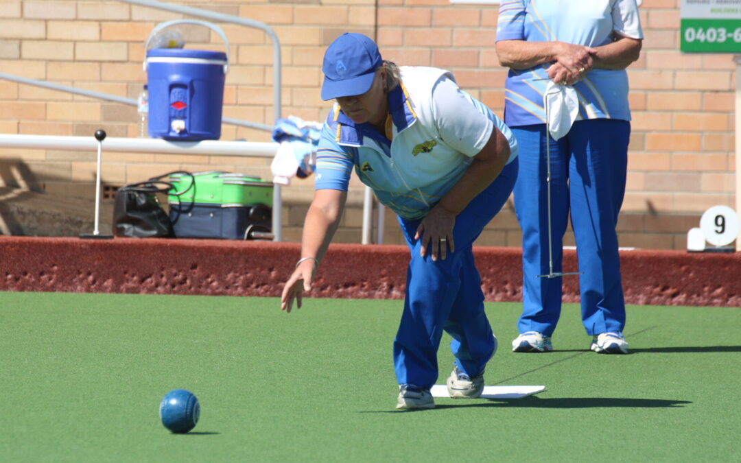 Lorraine Scott wins the 2021 Namoi District Singles competition final