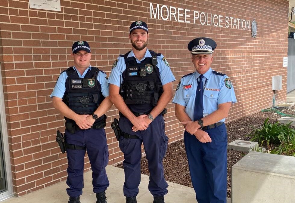 Academy graduate Nick Murray welcomed to Moree command