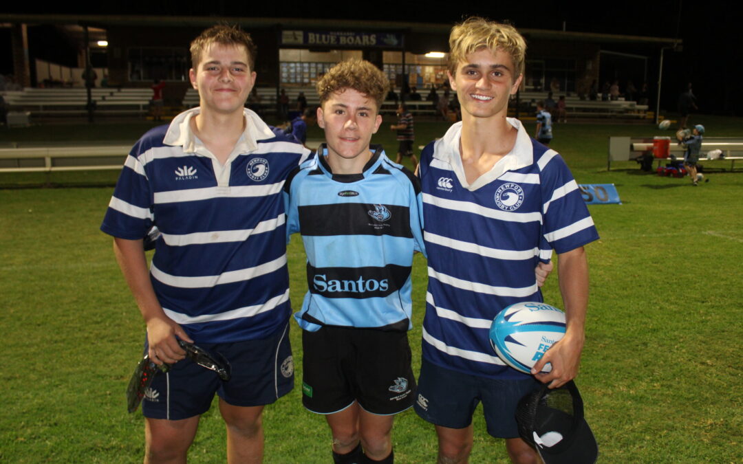 Narrabri Junior Rugby Club hosts Newport under-15s during their country road trip