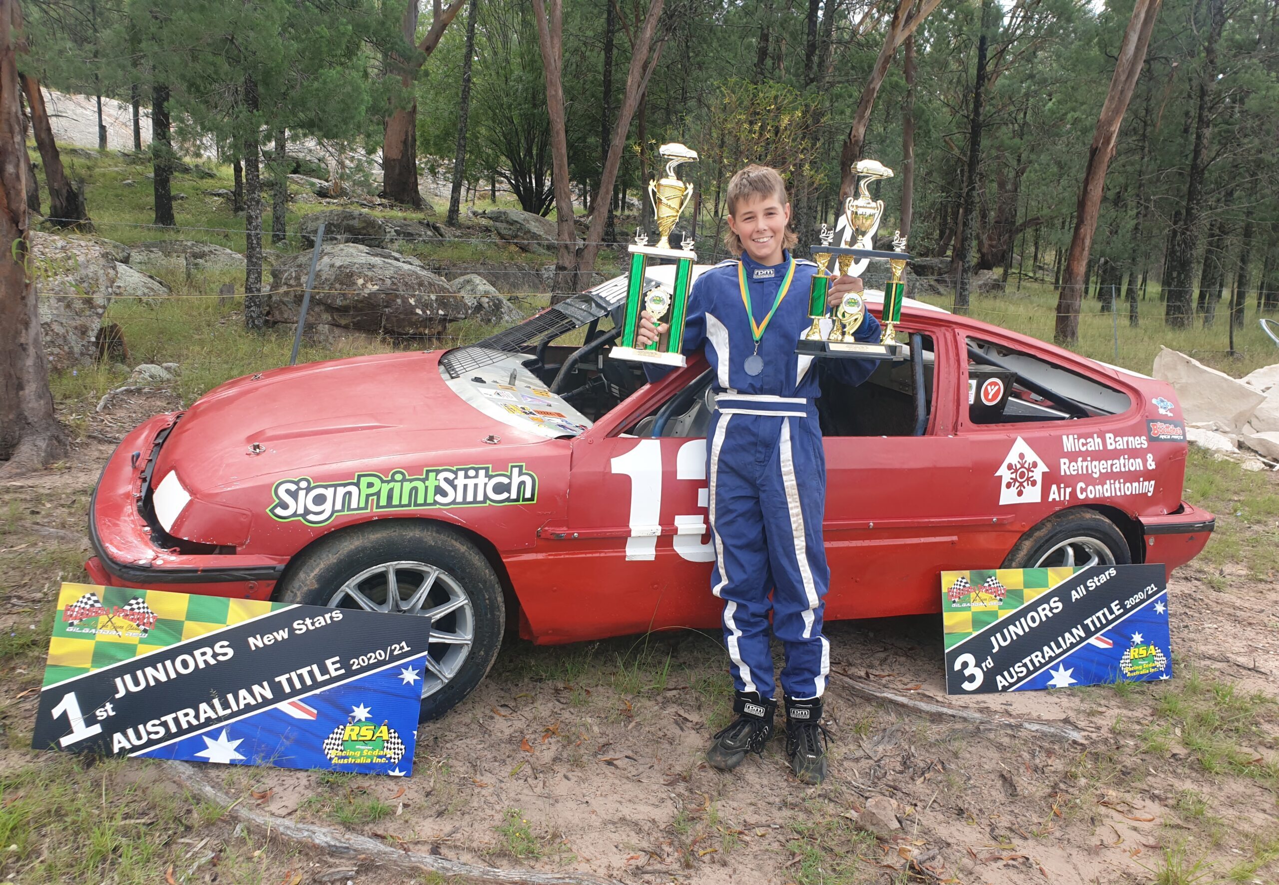 Narrabri young gun Wyatt Lawler wins maiden national speedway title
