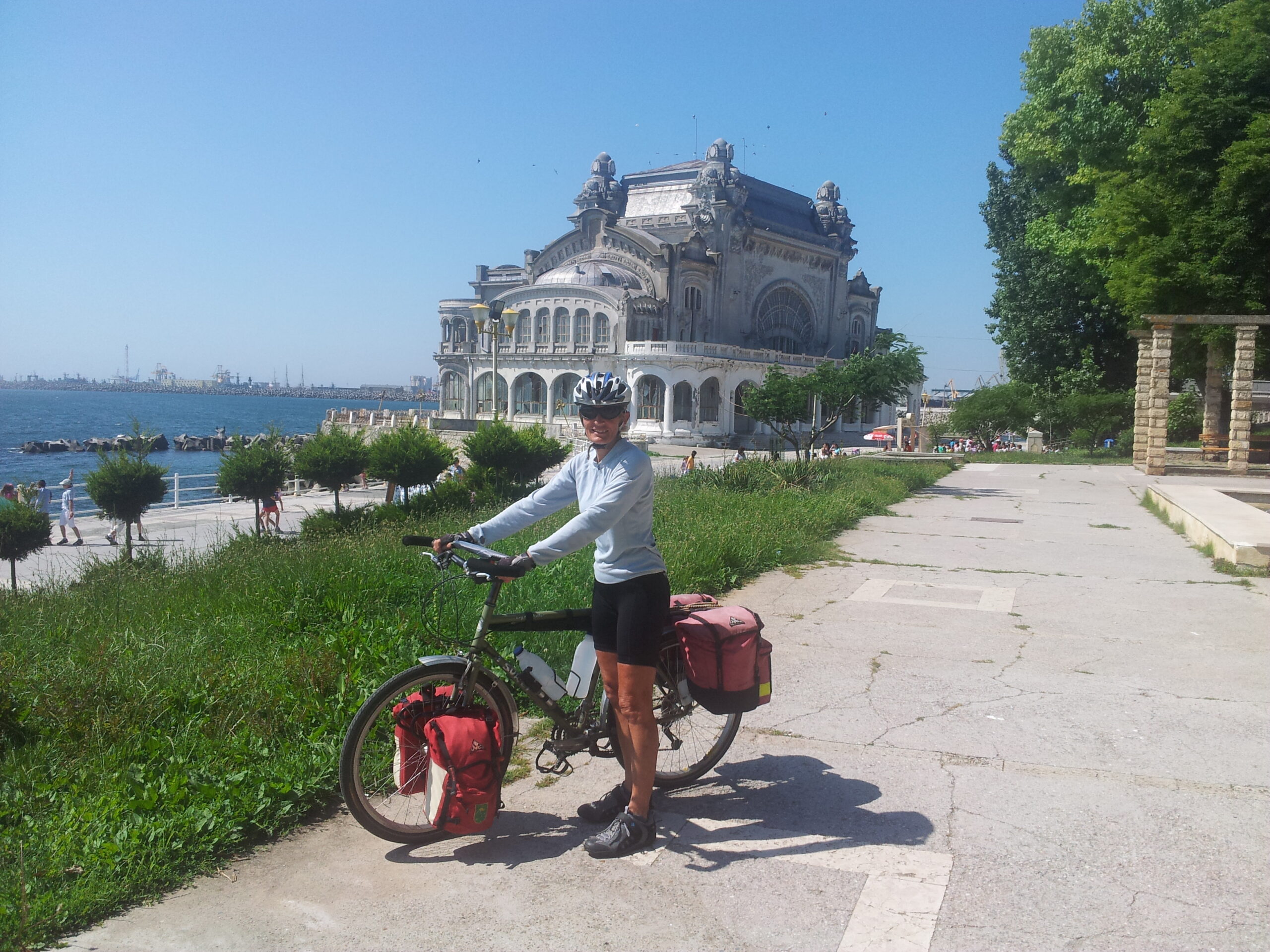 Constanta, Romania, my first view of the Black Sea at the end of my first European cycle trip, 2012.